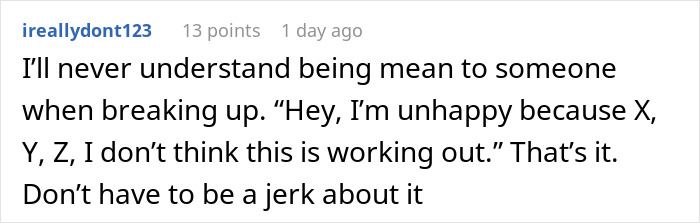 "No Wonder Nobody Likes You": Woman Gets Revenge After Horrible Breakup "No Wonder Nobody Likes You": Woman Gets Revenge After Horrible Breakup