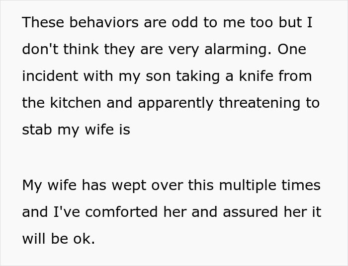 Man Screams At Wife After She Realizes His Secret Led To Their Kid's Sociopathic Actions