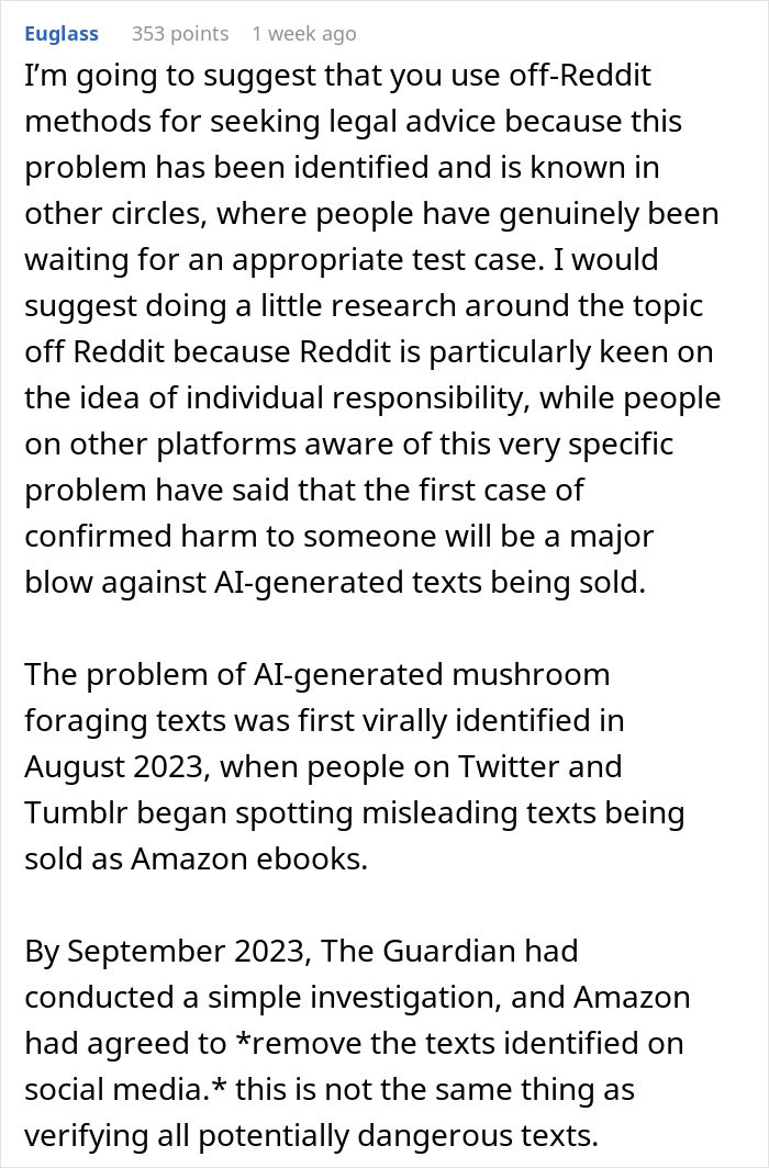 "My Entire Family Was In Hospital": Family Finds Out Mushroom Book Was AI-Generated "My Entire Family Was In Hospital": Family Finds Out Mushroom Book Was AI-Generated