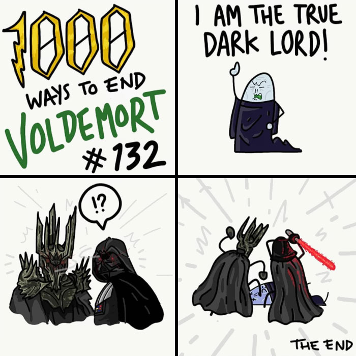 My Collection Of 20 Comics Exploring Crazy Ways To Take Down The Dark Lord