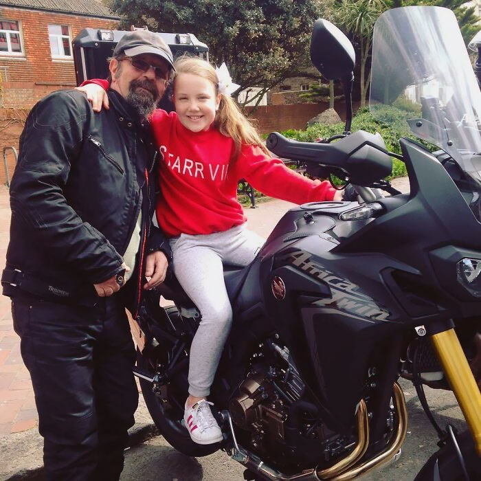 Loving Grandad's New Bike