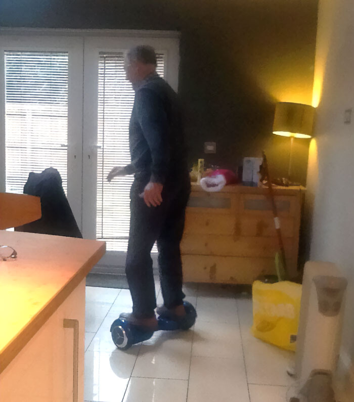 My 87-Year-Old Grandad Prefers Hoverboards Over Mobility Scooters