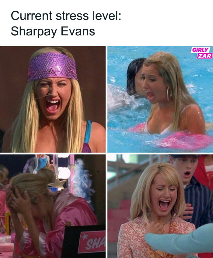 I Am Currently Sharpain Evans 😫😫 If You Relate To This Then You Need To Follow @girlyzar So You Can Relate Some More 😉🫶 - - #girlyzar #girly #relatable #girlpower #girllife #stressed