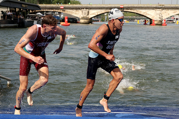 Olympic Triathlete Tyler Mislawchuk Attributes Vomiting To Achilles Recovery, Not Seine Pollution Olympic Triathlete Tyler Mislawchuk Attributes Vomiting To Achilles Recovery, Not Seine Pollution