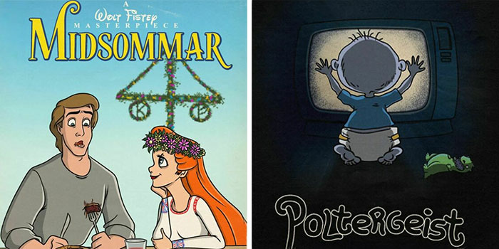 39 Horrifyingly Nostalgic Cartoon Makeovers, By This Artist (New Pics)