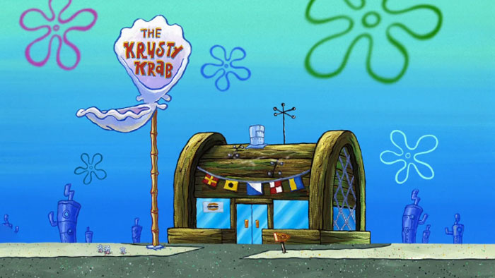 The Krusty Krab restaurant building under a blue sky, related to Mr. Krabs death mystery in SpongeBob. The Krusty Krab restaurant building under a blue sky, related to Mr. Krabs death mystery in SpongeBob.