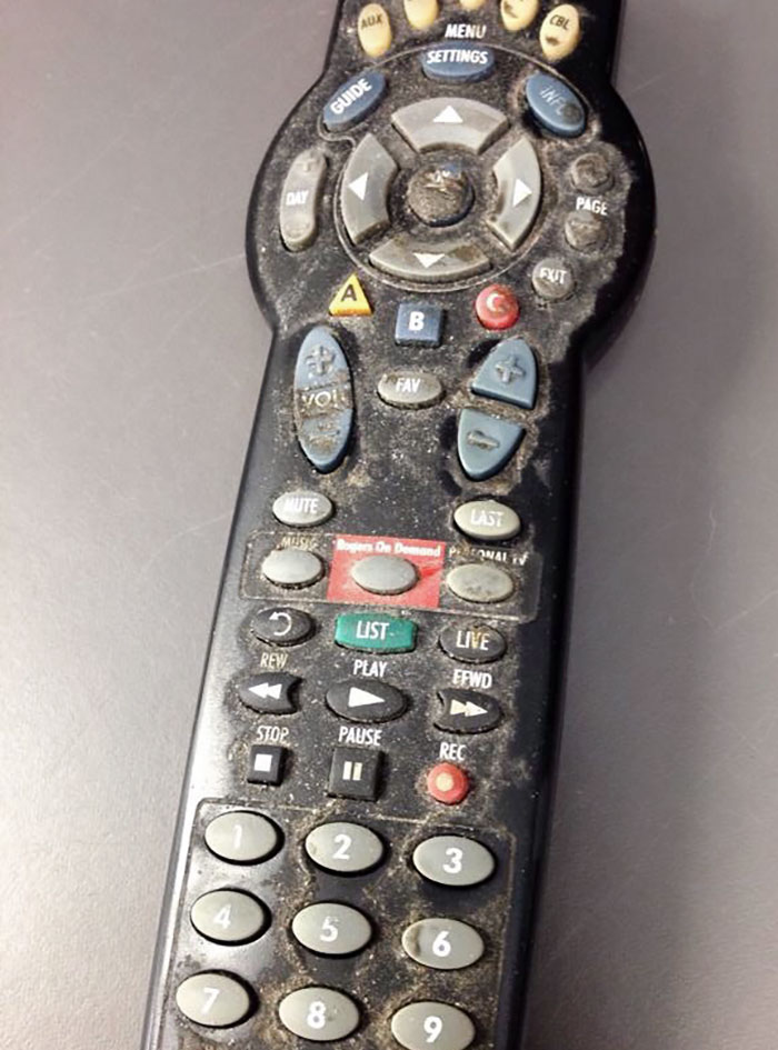 I Work For A Canadian Cable Provider, And A Customer Brought In This Remote Today, Saying They Had No Idea Why It Stopped Working 