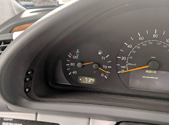 Customer States Temperature Gauge Is Reading Full Tank