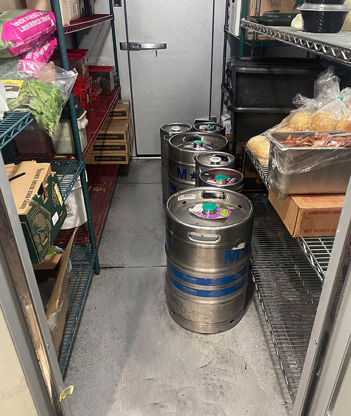 Customer Complained That I Left 30 Cases Of Fries Out And Didn’t Put Them In His Freezer. How The Heck Am I Supposed To Do That When They Have Kegs Blocking The Freezer?
