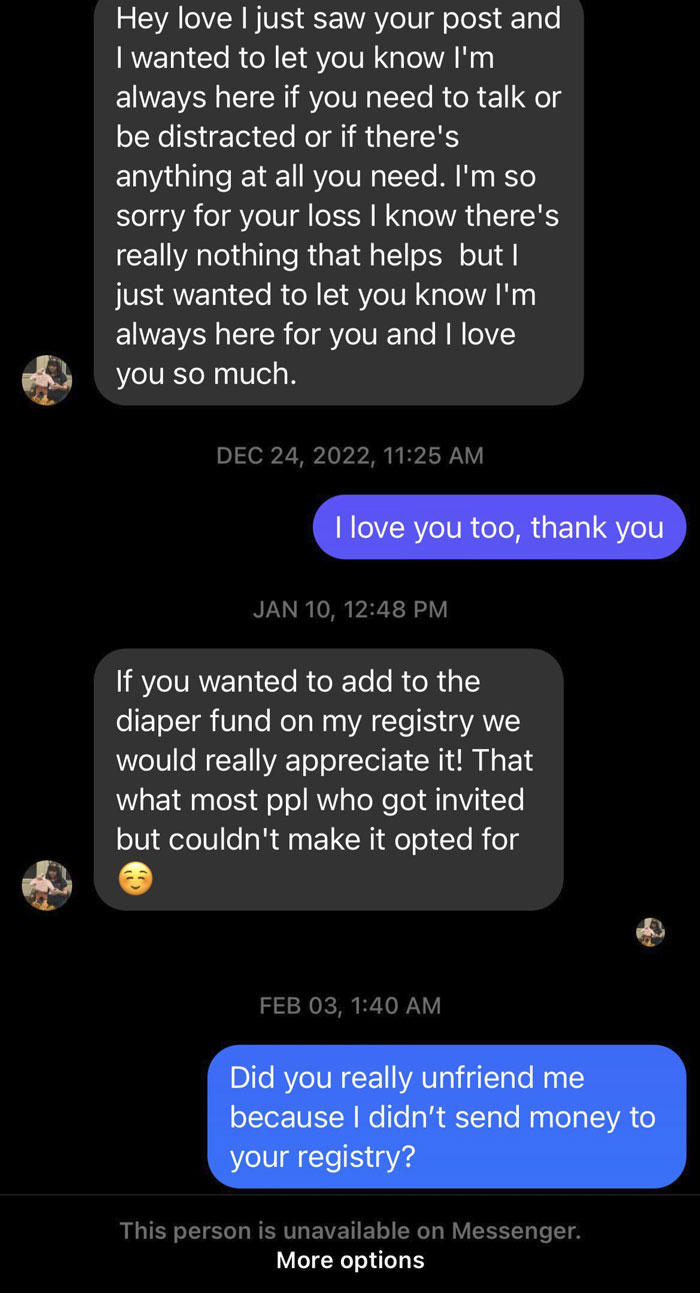 When Your Friend Blocks You Because You Didn’t Give Her Money After Your Mom Died