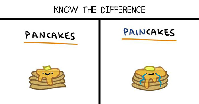 22 Illustrations Highlighting The Funny Differences Between Words That I Created