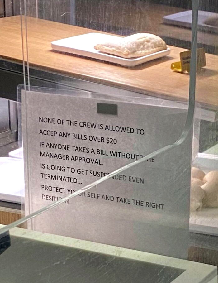 Saw This Sign At McDonald’s And Thought It Belonged Here