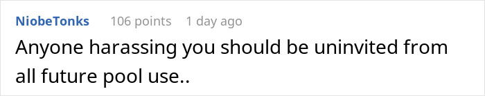 &ldquo;MIL Who Admitted She Hasn&rsquo;t Showered In Weeks Is Upset I Won&rsquo;t Let Her Use Our Pool&rdquo;