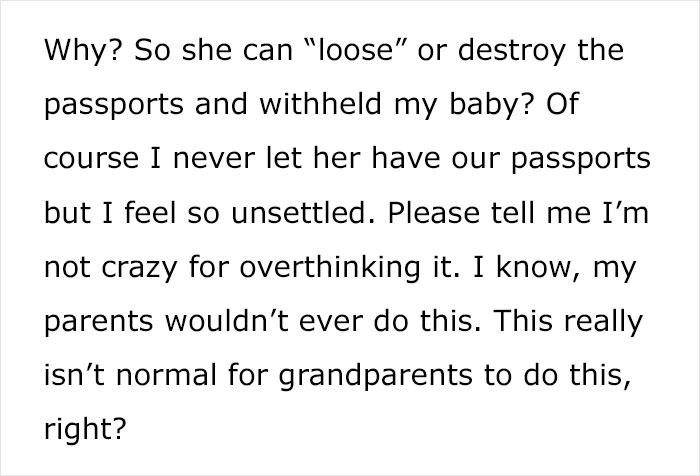 MIL's Ask To Keep DIL's And Her Baby's Passports Sets Off Alarm Bells, DIL Suspects Kidnap Plan MIL's Ask To Keep DIL's And Her Baby's Passports Sets Off Alarm Bells, DIL Suspects Kidnap Plan