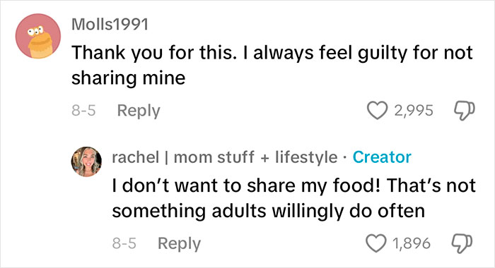 Mom Stands Her Ground As Hungry Toddler Tries To Steal Her Lunch, But She Refuses To Share Mom Stands Her Ground As Hungry Toddler Tries To Steal Her Lunch, But She Refuses To Share