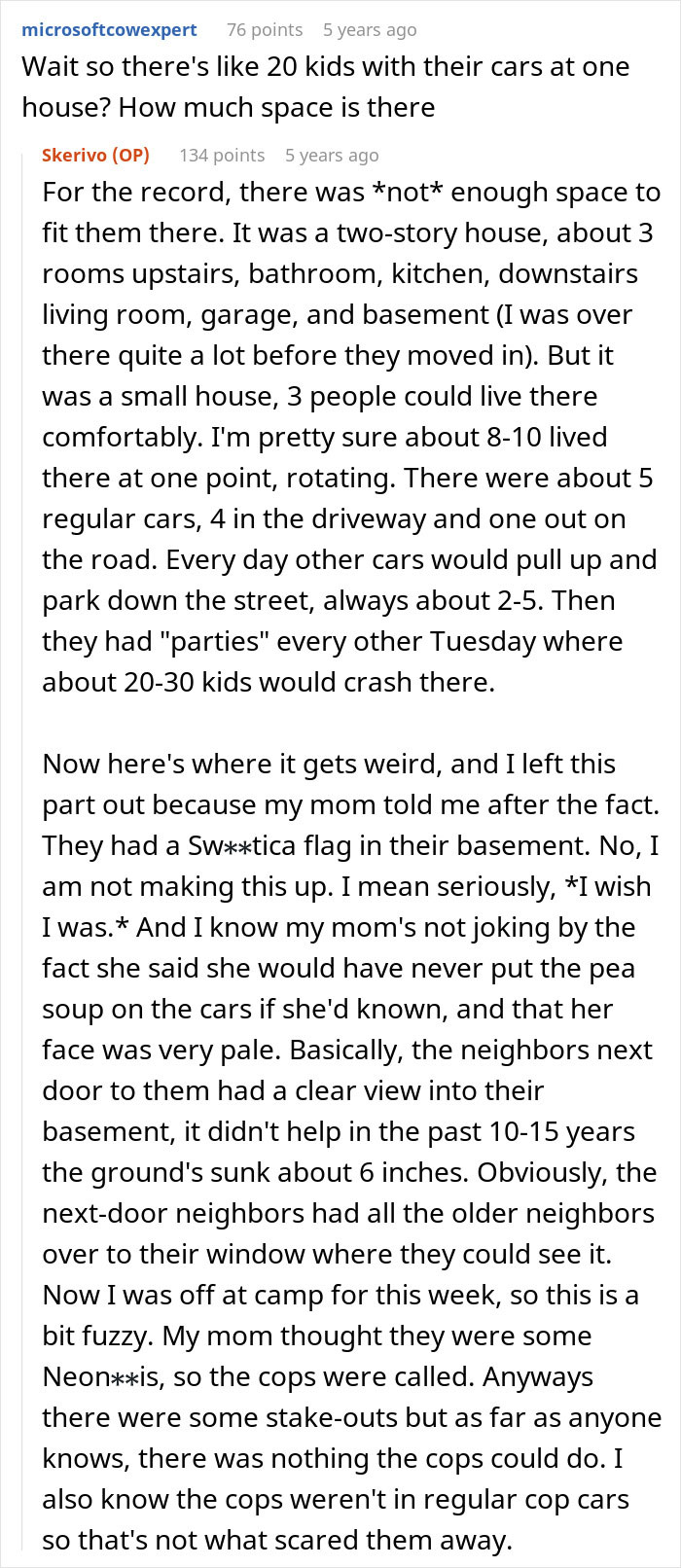 New Neighbors Disregard Requests, Woman Puts Rotten Soup In Their Cars