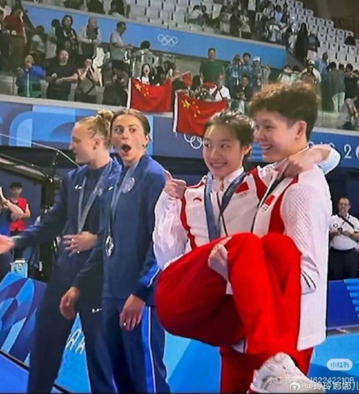 American Athlete Goes Viral With Jaw-Dropping Reaction To Chinese Medalists&rsquo; Celebration