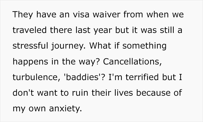 Anxious Mom Worries If It's OK To Send 16YOs To US From UK On Their Own, Seeks Advice Online Anxious Mom Worries If It's OK To Send 16YOs To US From UK On Their Own, Seeks Advice Online