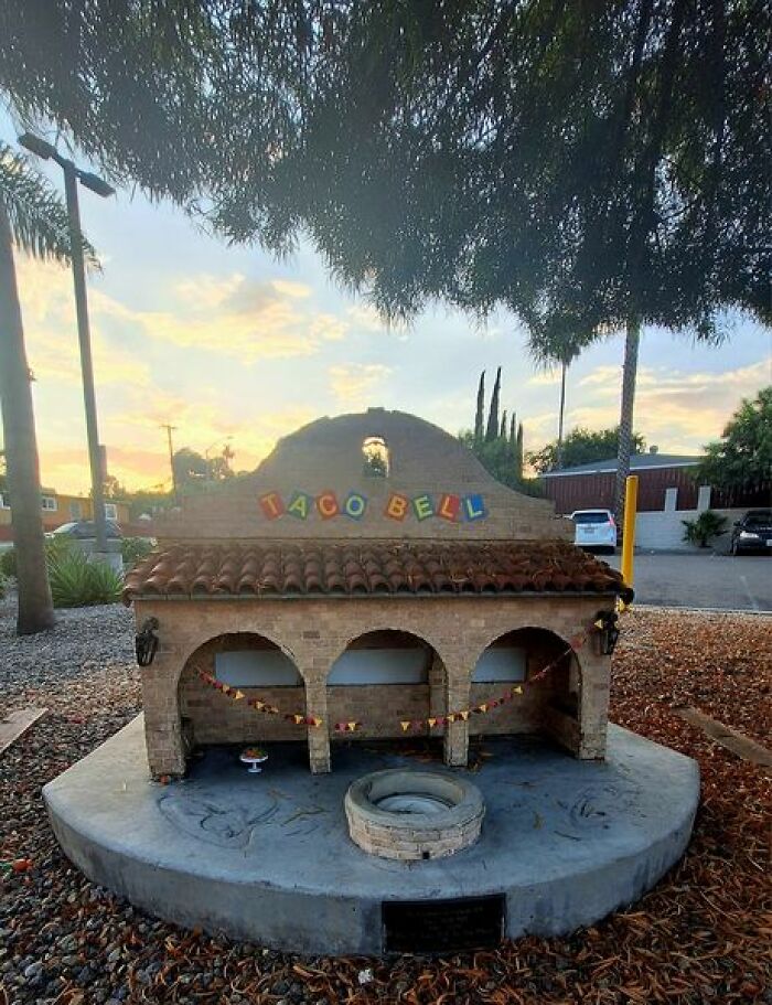 Miniature Taco Bell Reproduction In San Diego