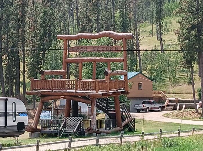 Giant Rocking Chair! Located On 385...between Hill City And Deadwood, SD!