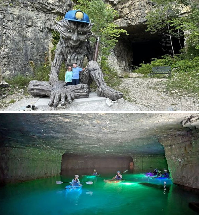 Underground Kayaking In Red River Gorge, Ky