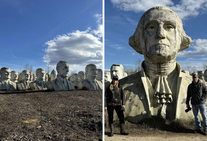 Presidents Heads Park, Williamsburg, Virginia