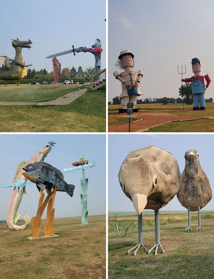 A Few Photos Of The Enchanted Highway In Regent Nd