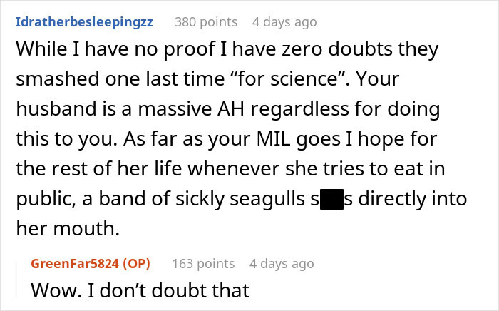 Baby Bliss Is Ruined After MIL Gleefully Reveals Her Son Went On A Date With An Ex Before Wedding