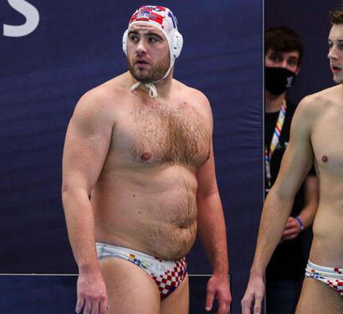 Olympics Fans Marvel At The "Dad Bod" Of Croatian Water Polo Star Josip Vrlic