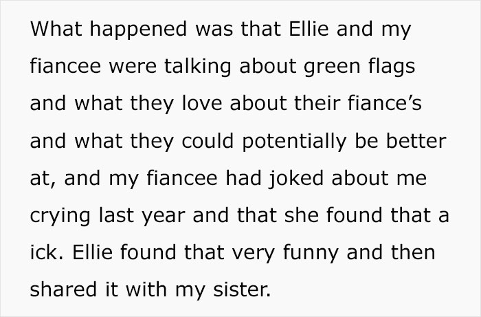 Bad Joke Ruins Engagement As Man&rsquo;s Sister Reveals What Fianc&eacute;e&rsquo;s Been Saying Behind His Back