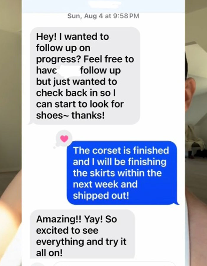 Bride&rsquo;s Scam Claim Against Dress Designer Sparks Fierce Debate After Business Exposes Their Texts