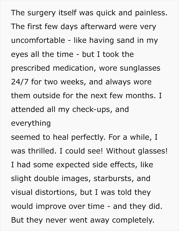“I Regret Having My Eyes Lasered”: Netizen Candidly Talks About Surgery Results 5 Years Later “I Regret Having My Eyes Lasered”: Netizen Candidly Talks About Surgery Results 5 Years Later