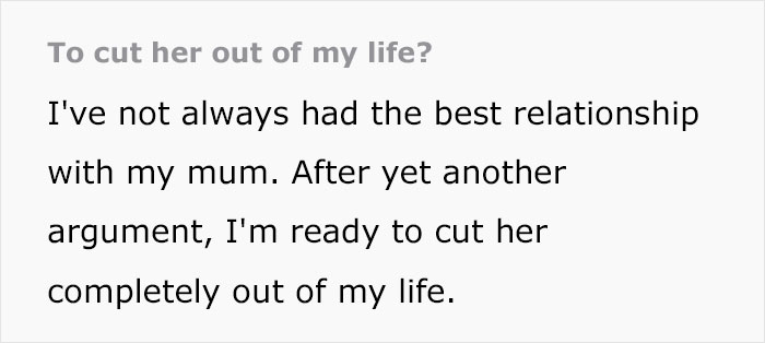 Daughter Can&rsquo;t Stand Mom&rsquo;s New Hubby, Who She Keeps Defending, Decides To Cut Them Out Of Her Life