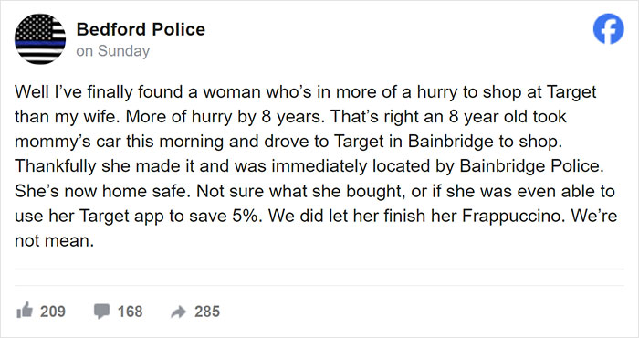 An 8-Year-Old Drove Herself For 25 Mins To Shop At Target And Here Are 16 Reactions Netizens Had An 8-Year-Old Drove Herself For 25 Mins To Shop At Target And Here Are 16 Reactions Netizens Had