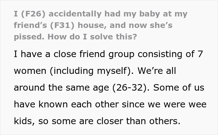 Woman Upset After Being Asked To Leave As Pregnant Friend Delivers Baby On Her Sofa