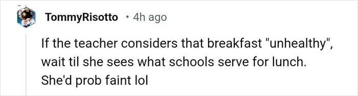 Mom Fumes Over Son&rsquo;s Teacher Leaving Him Hungry Because His Breakfast Was &ldquo;Too Unhealthy&rdquo;