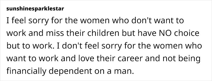 Wife Who Relies On Hubby To Support Family Pities Woman Who Works Full-Time, Angers Netizens