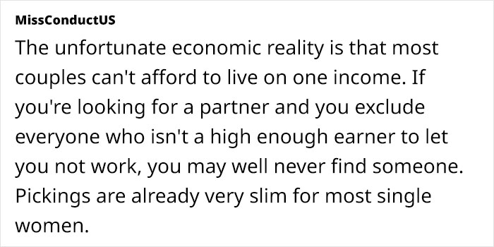 Wife Who Relies On Hubby To Support Family Pities Woman Who Works Full-Time, Angers Netizens