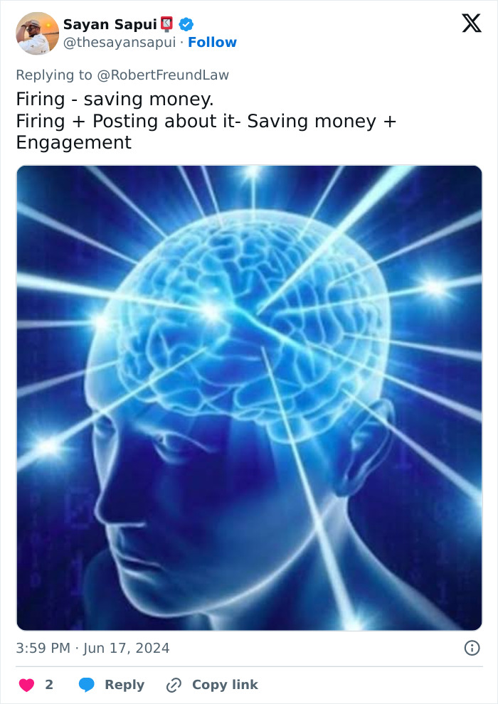 "Last Week, I Fired My First Employee, Here’s What I Learned": Boss Says In Tone-Deaf LinkedIn Post "Last Week, I Fired My First Employee, Here’s What I Learned": Boss Says In Tone-Deaf LinkedIn Post