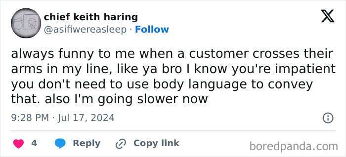 When They Say “It's Their Job” I Genuinely Start Tweaking