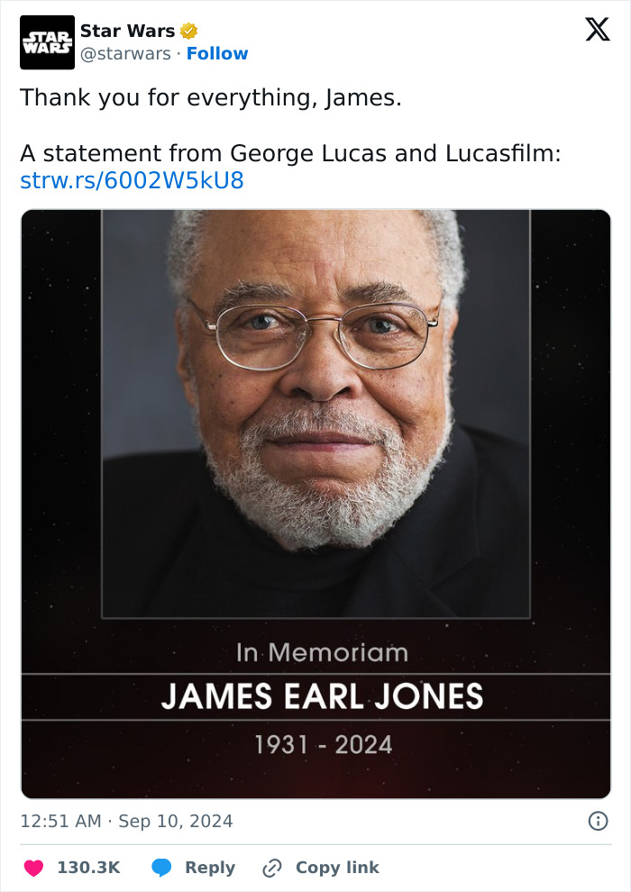 Voice Of Darth Vader And Mufasa, James Earl Jones Passes Away At 93 Voice Of Darth Vader And Mufasa, James Earl Jones Passes Away At 93