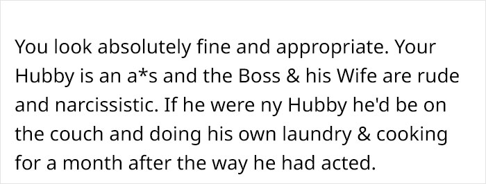 &ldquo;My Husband Said I Embarrassed Him With My Look At Dinner With His Boss&rsquo; Family&rdquo;