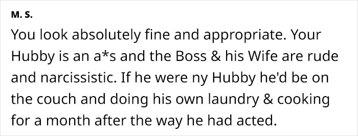 &ldquo;My Husband Said I Embarrassed Him With My Look At Dinner With His Boss&rsquo; Family&rdquo;