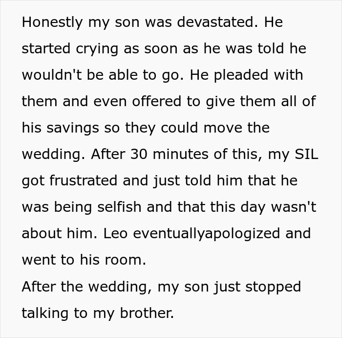 “Just A Small Mistake”: Teen Gets Uninvited From Uncle’s Wedding, Refuses To Forgive Him “Just A Small Mistake”: Teen Gets Uninvited From Uncle’s Wedding, Refuses To Forgive Him
