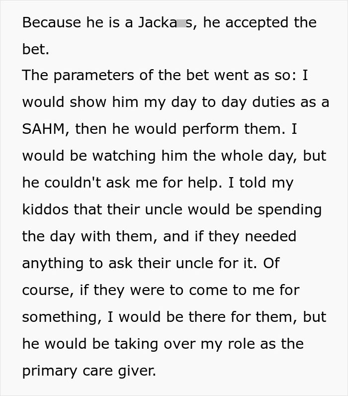 Woman Challenges Her Brother To Be A Stay-At-Home Mom For A Day: "He Broke By 8:30"