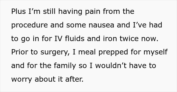 Wife Considers Ending Marriage After Husband Eats Her Carefully Prepared Surgery Recovery Food