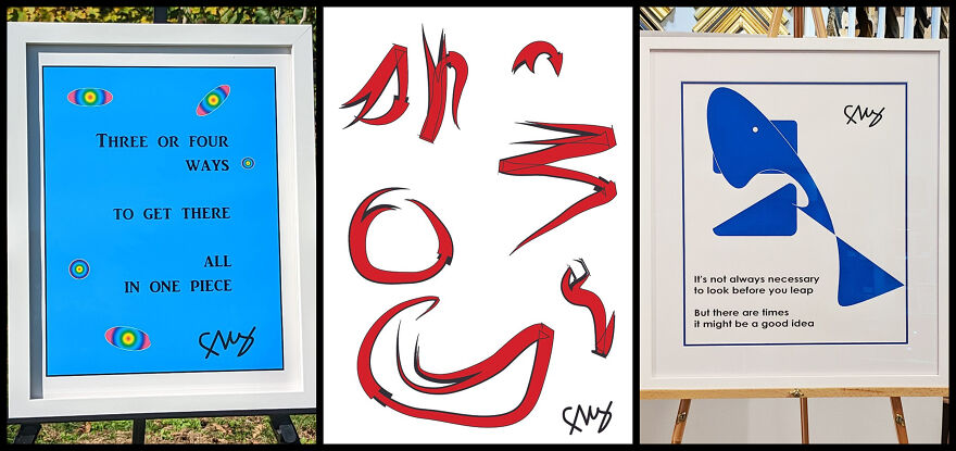 In Francie Grace's Studio, Words And Color Converge In Francie Grace's Studio, Words And Color Converge