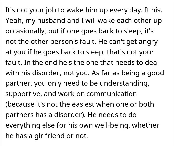Woman Refuses To Wake BF Up In The Morning, He Almost Loses His Job Over It
