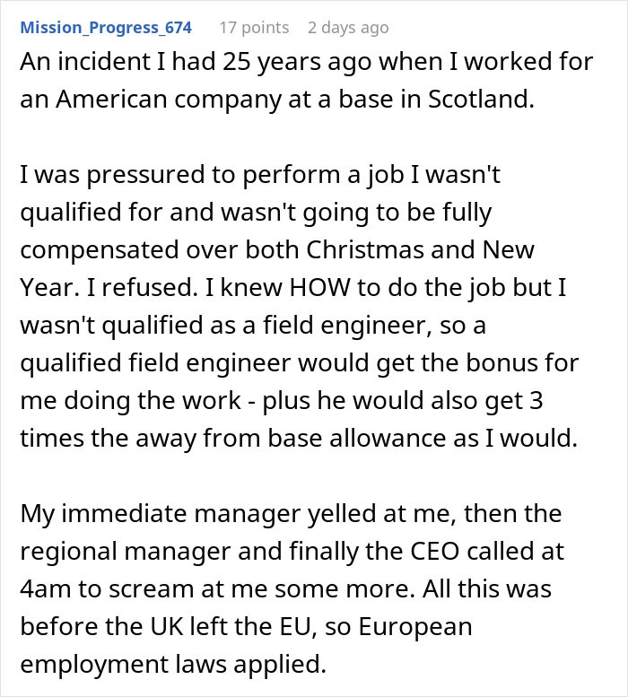 American Flees To Europe For Work-Life Balance, Expects Employee To Work For Free On Weekends