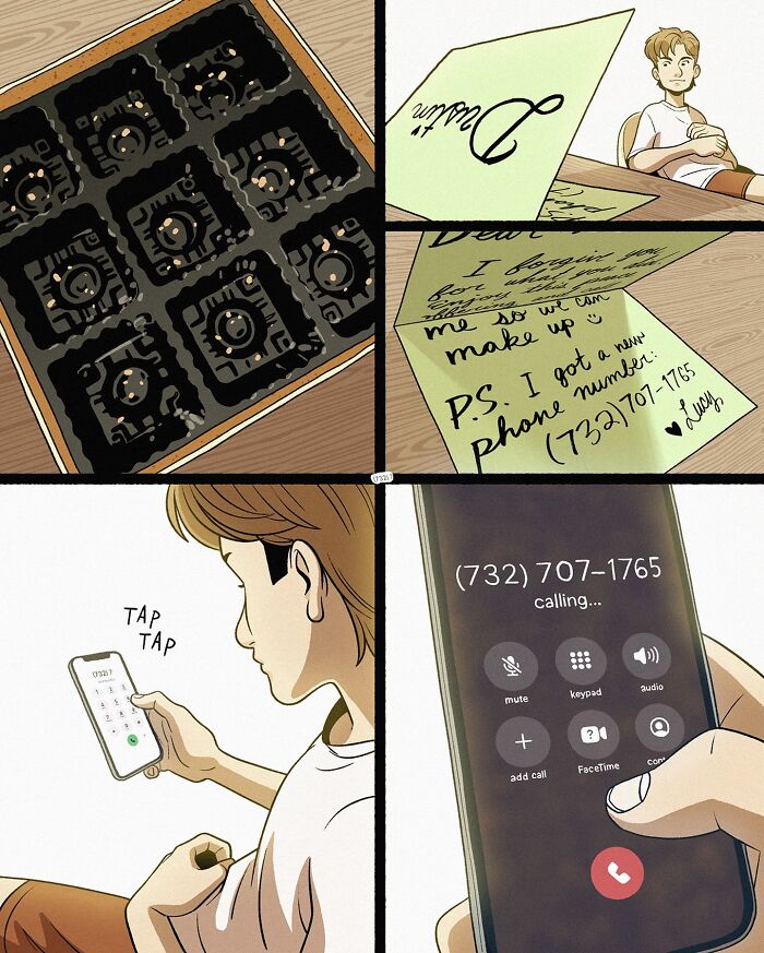 11 Nightmare-Inducing Stories Illustrated By This New York-Based Artist (New Pics)